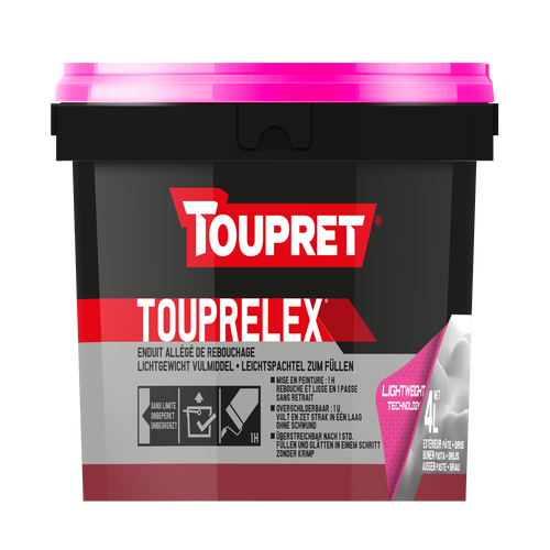 TOUPRELEX ENDUIT ALLEGE DE REBOUCHAGE