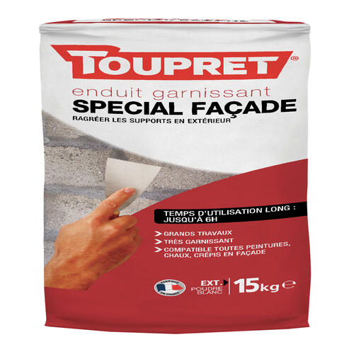 ENDUIT GARNISSANT FACADE POUDRE
