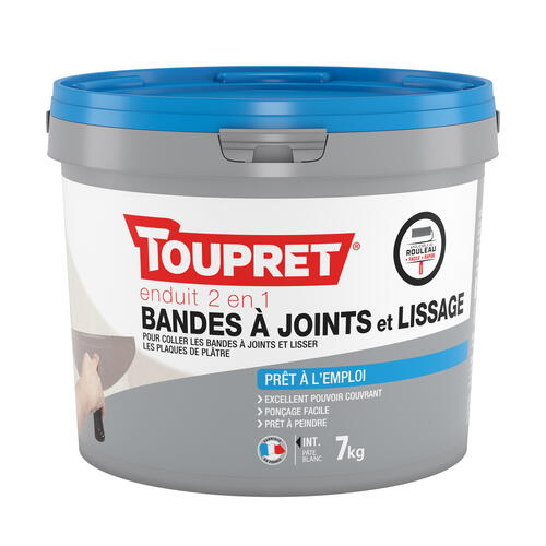 ENDUIT BANDES A JOINTS LISSAGE JL