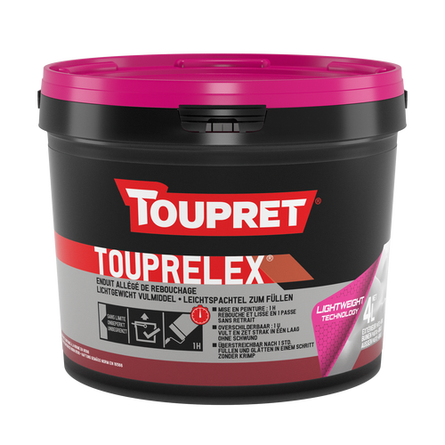 TOUPRELEX ENDUIT ALLEGE DE REBOUCHAGE