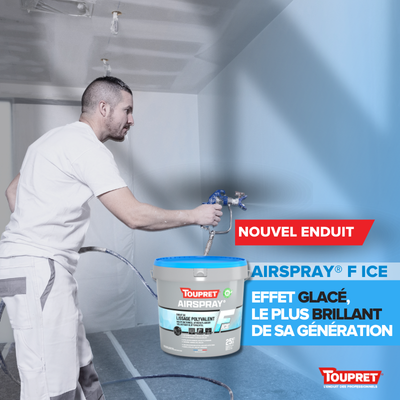 AIRSPRAY F ICE TOUPRET ENDUITS DE LISSAGE EFFET GLACE