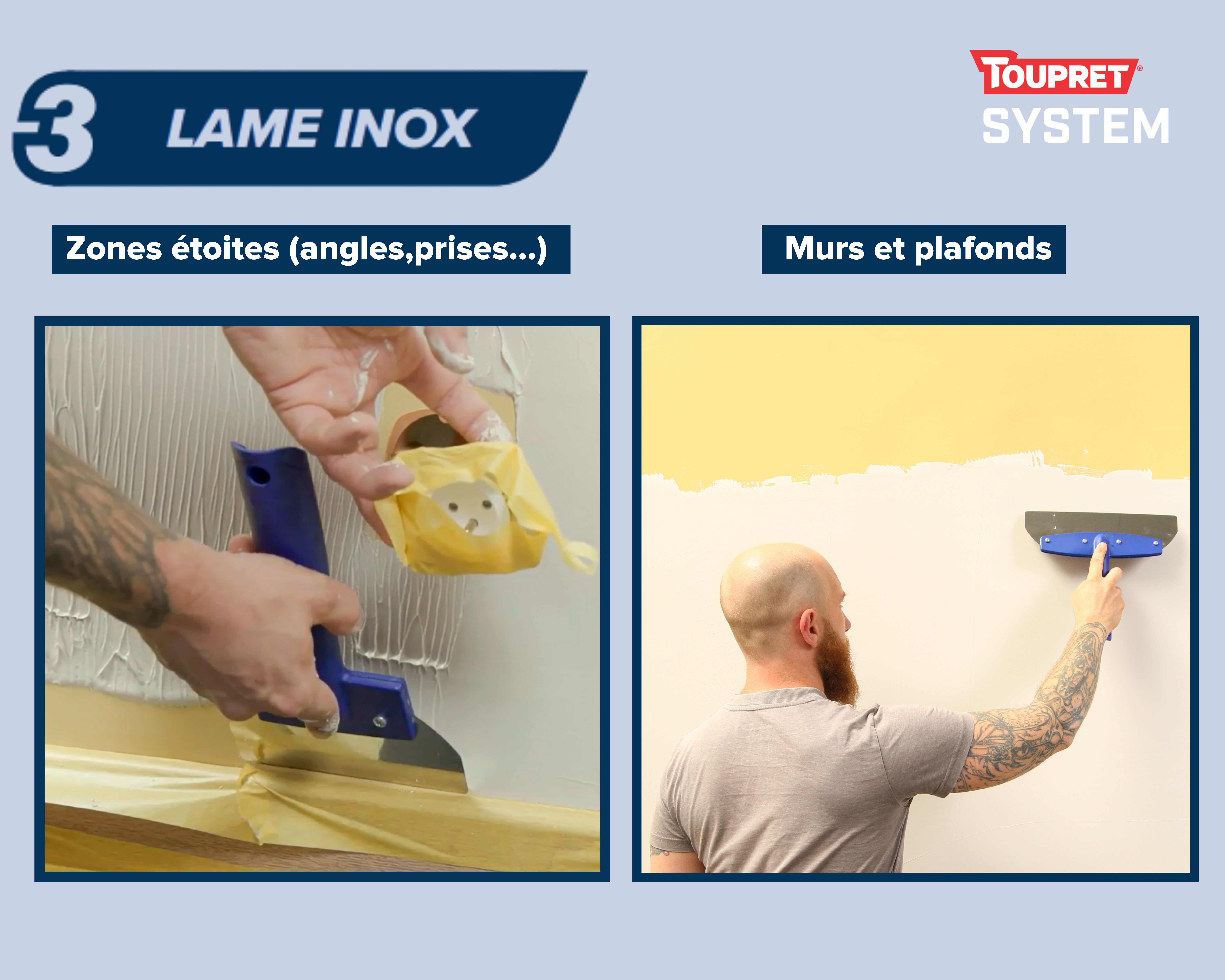 TOUPRET SYSTEM LAME INOX