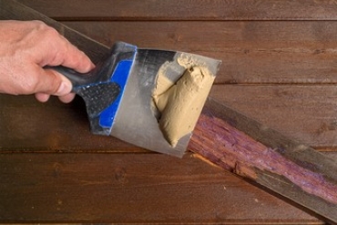 Step 2: Fill and shape the wood